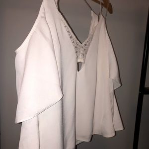 White Topshop blouse